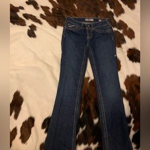 Ariat dark was jeans worn once